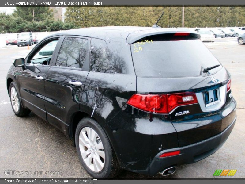 Crystal Black Pearl / Taupe 2011 Acura RDX SH-AWD