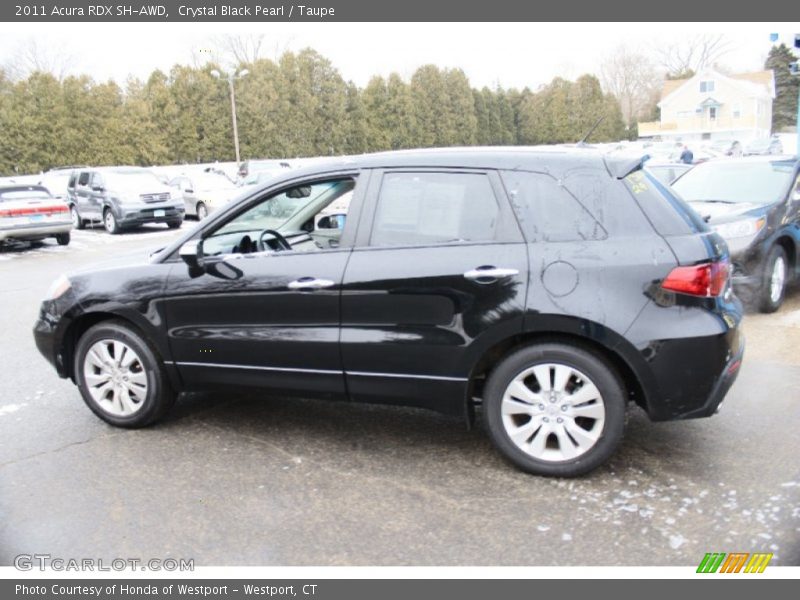 Crystal Black Pearl / Taupe 2011 Acura RDX SH-AWD