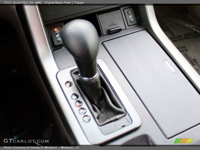 Crystal Black Pearl / Taupe 2011 Acura RDX SH-AWD
