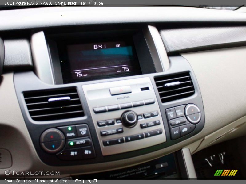 Crystal Black Pearl / Taupe 2011 Acura RDX SH-AWD