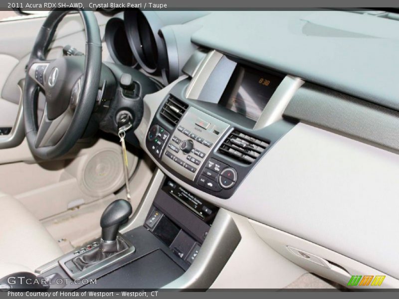 Crystal Black Pearl / Taupe 2011 Acura RDX SH-AWD