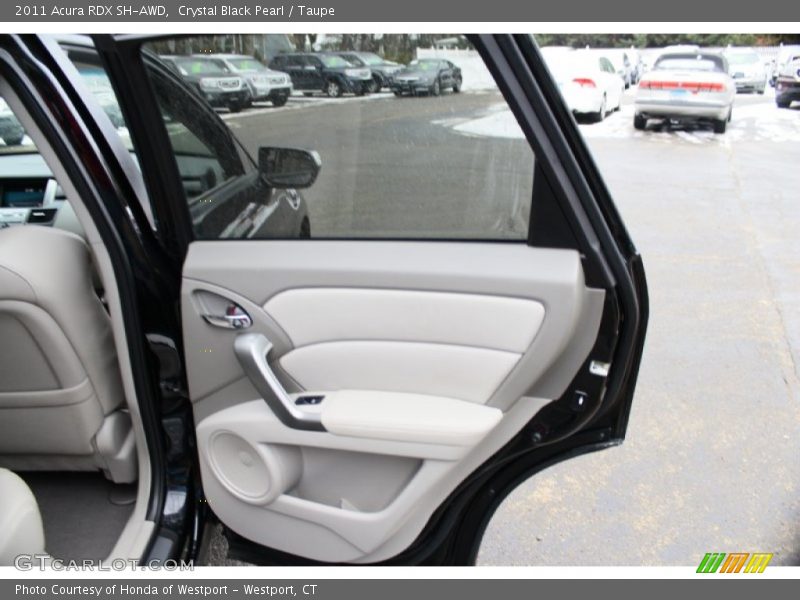 Crystal Black Pearl / Taupe 2011 Acura RDX SH-AWD