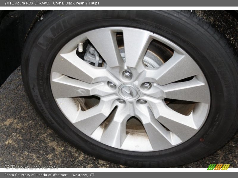 Crystal Black Pearl / Taupe 2011 Acura RDX SH-AWD