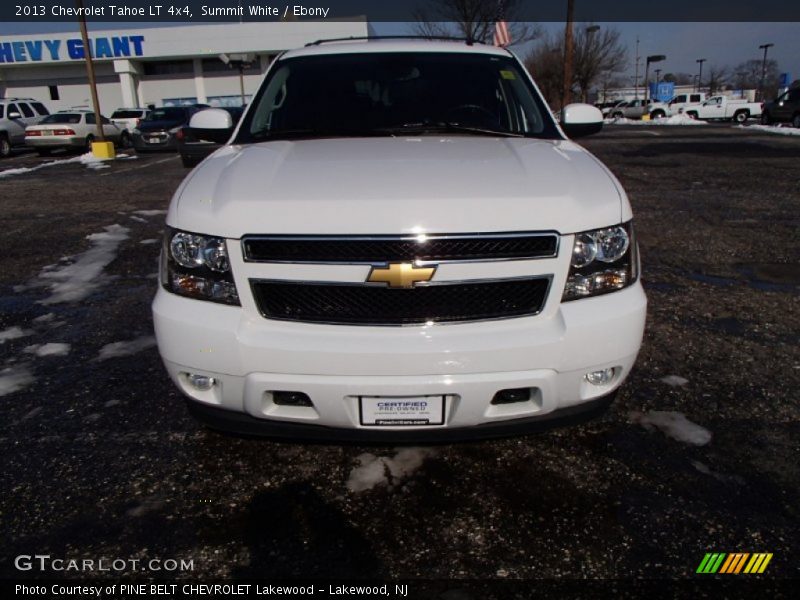 Summit White / Ebony 2013 Chevrolet Tahoe LT 4x4