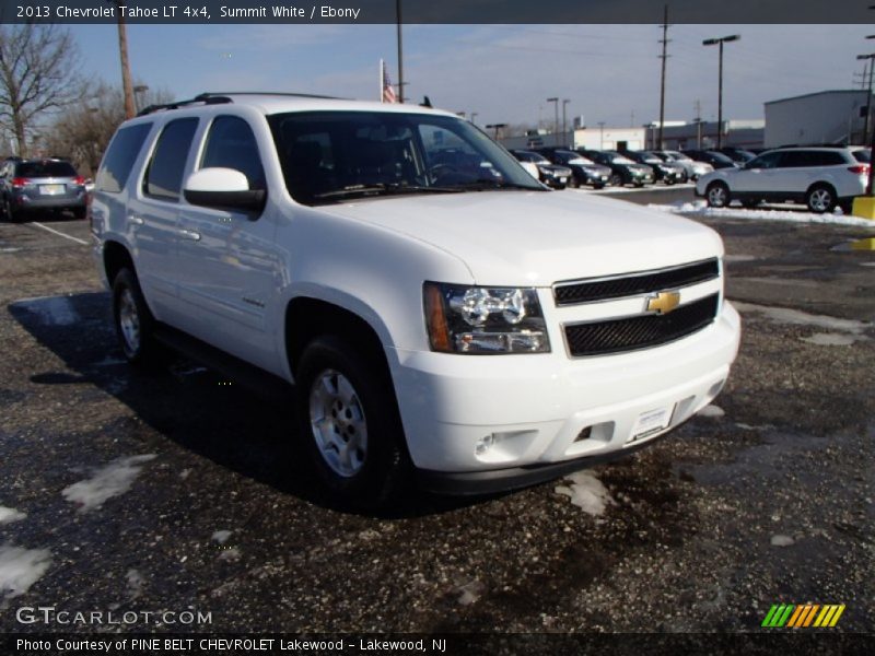 Summit White / Ebony 2013 Chevrolet Tahoe LT 4x4