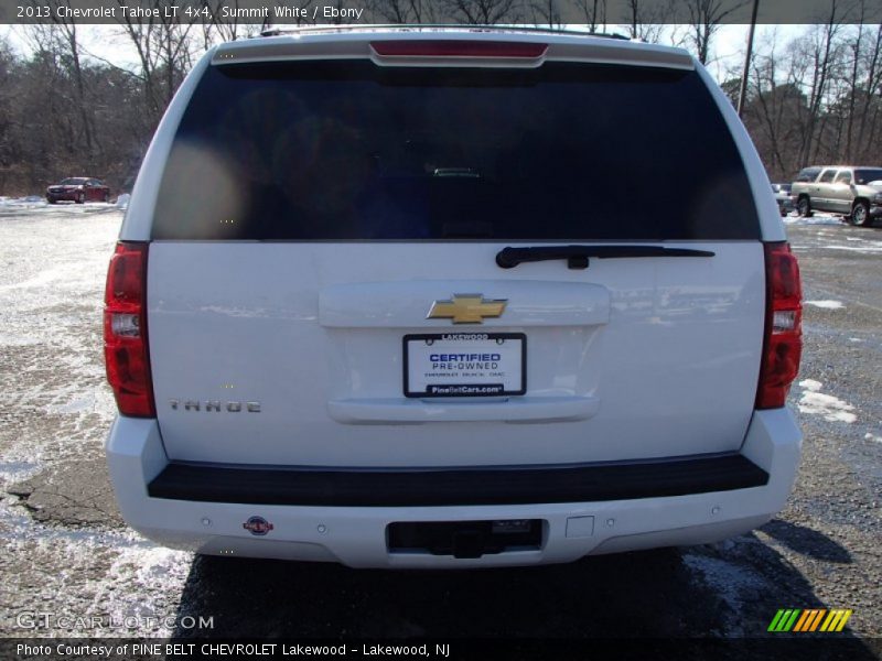 Summit White / Ebony 2013 Chevrolet Tahoe LT 4x4