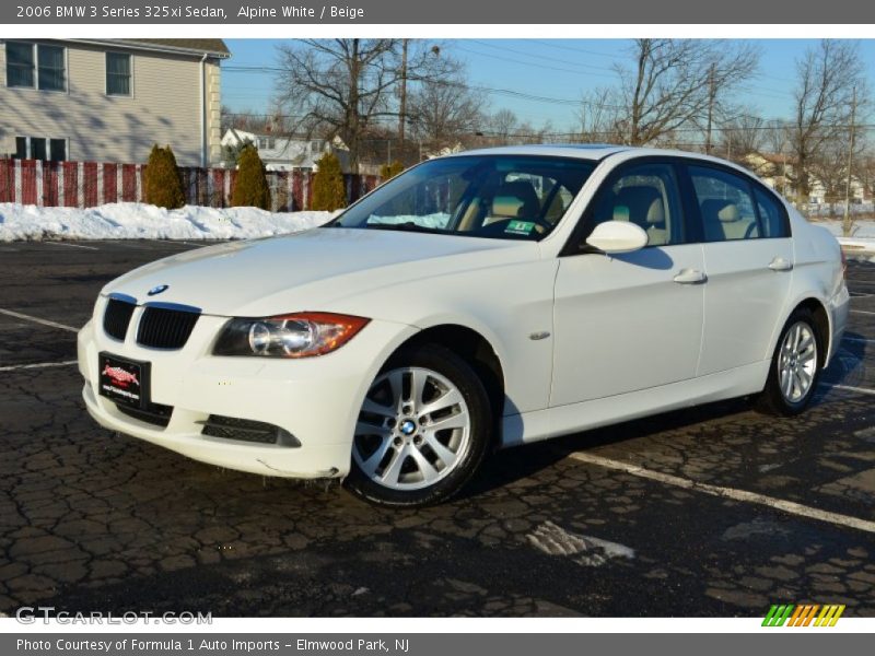 Alpine White / Beige 2006 BMW 3 Series 325xi Sedan