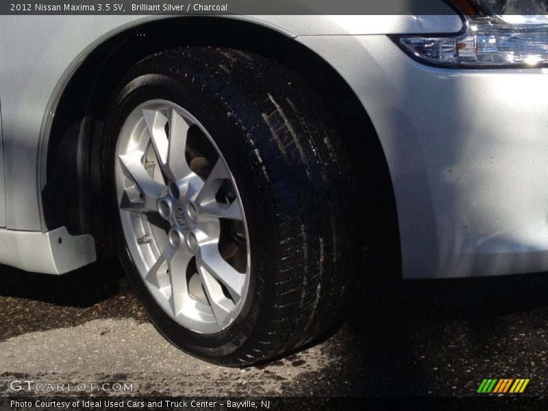 Brilliant Silver / Charcoal 2012 Nissan Maxima 3.5 SV