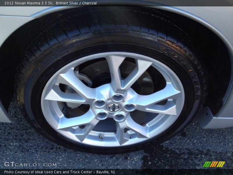 Brilliant Silver / Charcoal 2012 Nissan Maxima 3.5 SV