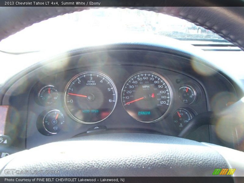 Summit White / Ebony 2013 Chevrolet Tahoe LT 4x4