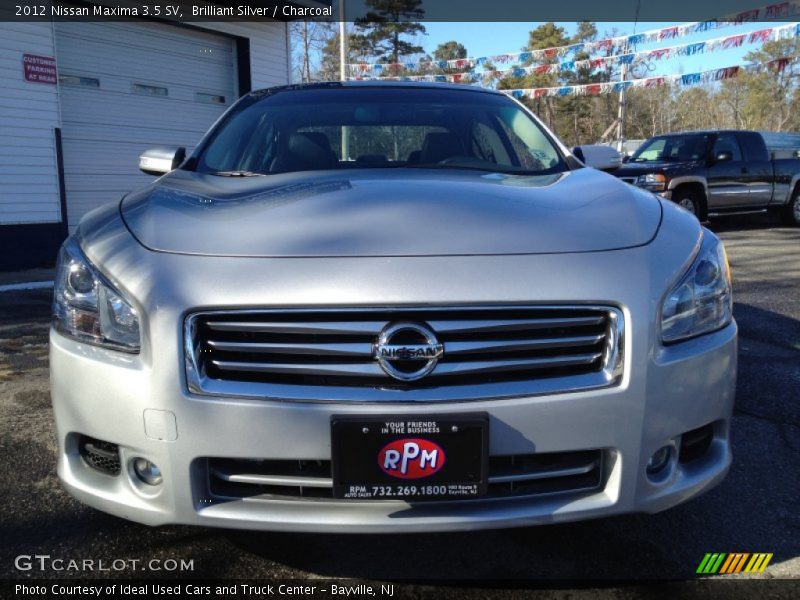 Brilliant Silver / Charcoal 2012 Nissan Maxima 3.5 SV