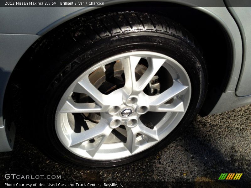 Brilliant Silver / Charcoal 2012 Nissan Maxima 3.5 SV
