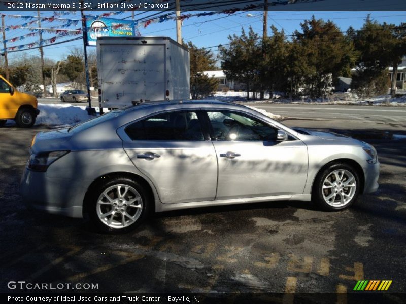 Brilliant Silver / Charcoal 2012 Nissan Maxima 3.5 SV