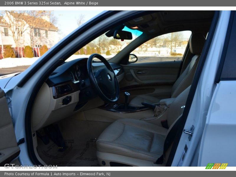 Alpine White / Beige 2006 BMW 3 Series 325xi Sedan