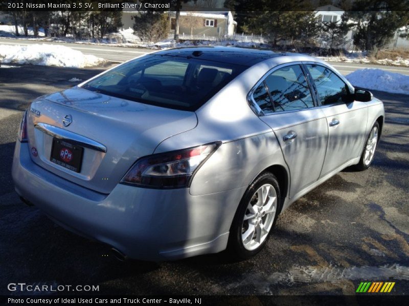 Brilliant Silver / Charcoal 2012 Nissan Maxima 3.5 SV