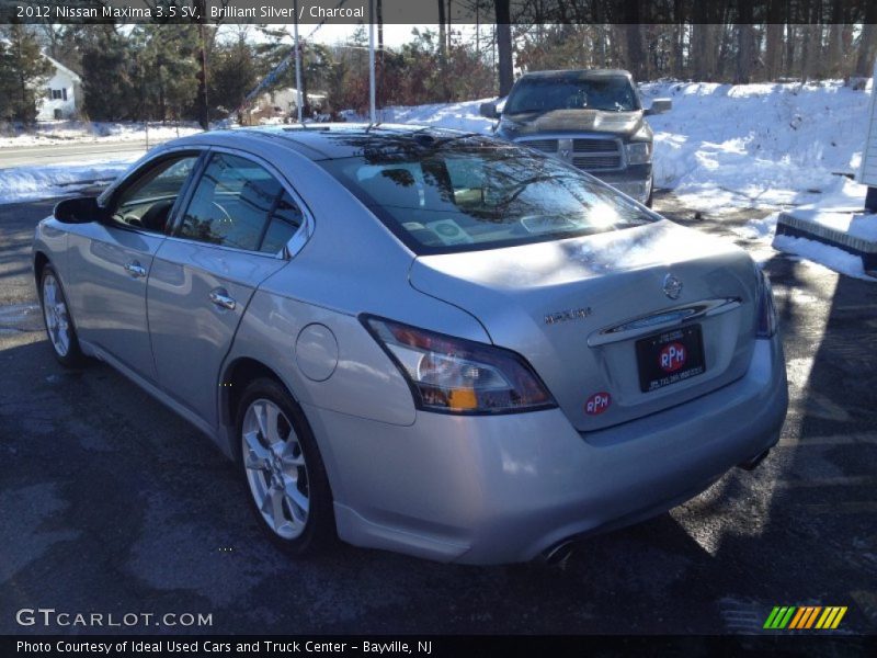 Brilliant Silver / Charcoal 2012 Nissan Maxima 3.5 SV