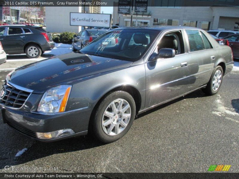 Gray Flannel Metallic / Ebony 2011 Cadillac DTS Premium