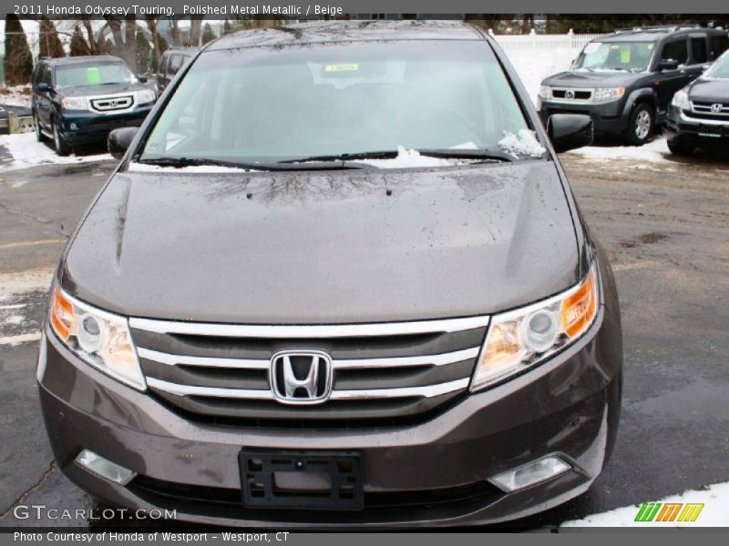 Polished Metal Metallic / Beige 2011 Honda Odyssey Touring