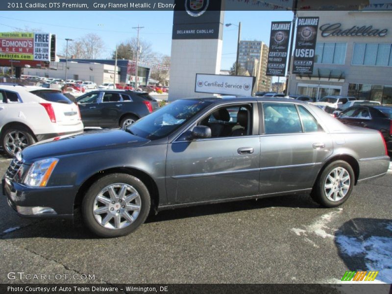 Gray Flannel Metallic / Ebony 2011 Cadillac DTS Premium