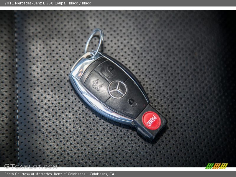 Black / Black 2011 Mercedes-Benz E 350 Coupe