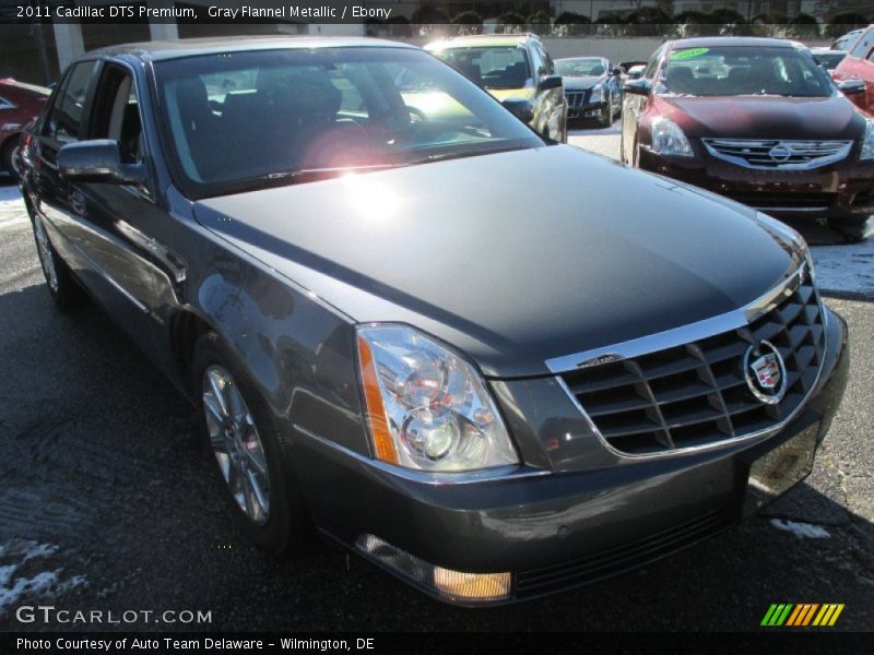 Gray Flannel Metallic / Ebony 2011 Cadillac DTS Premium