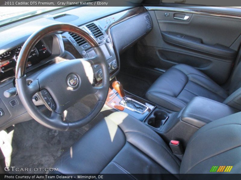 Gray Flannel Metallic / Ebony 2011 Cadillac DTS Premium