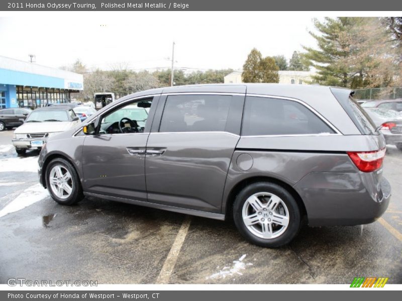 Polished Metal Metallic / Beige 2011 Honda Odyssey Touring