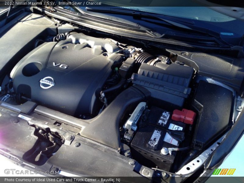 Brilliant Silver / Charcoal 2012 Nissan Maxima 3.5 SV