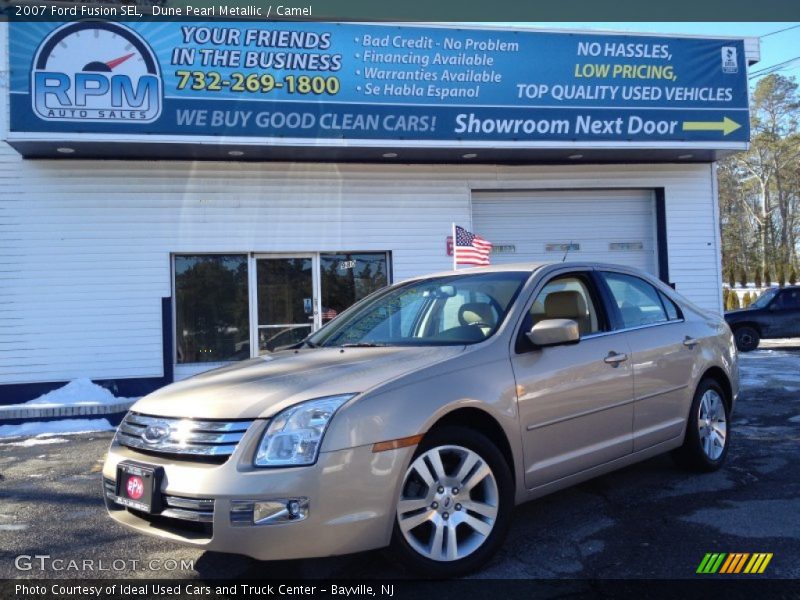 Dune Pearl Metallic / Camel 2007 Ford Fusion SEL