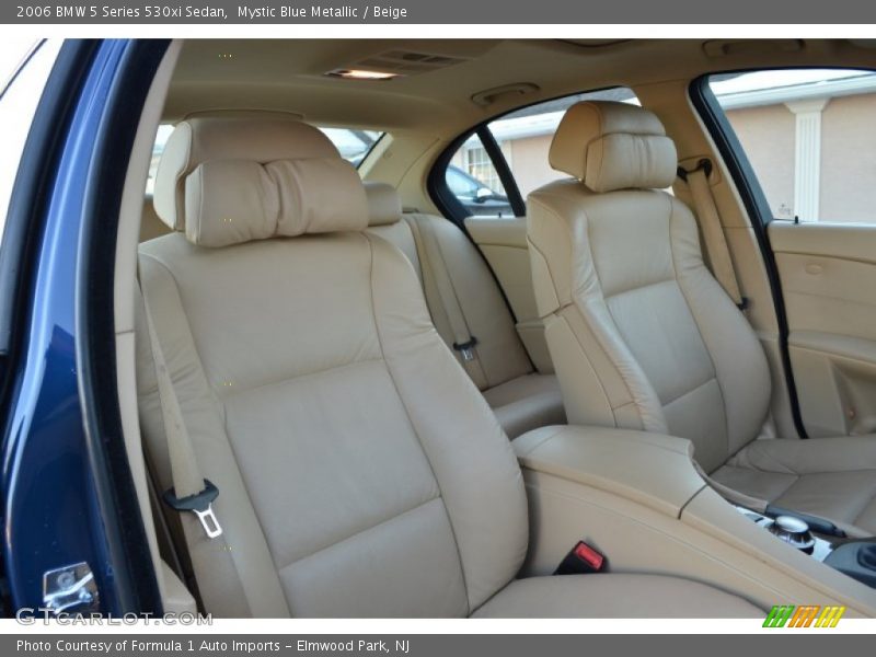 Mystic Blue Metallic / Beige 2006 BMW 5 Series 530xi Sedan