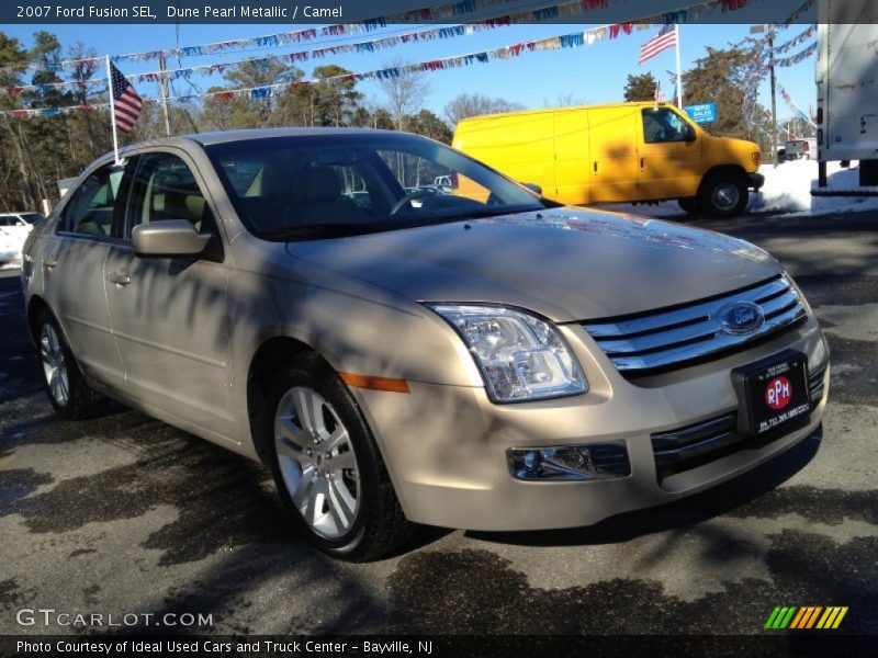 Dune Pearl Metallic / Camel 2007 Ford Fusion SEL