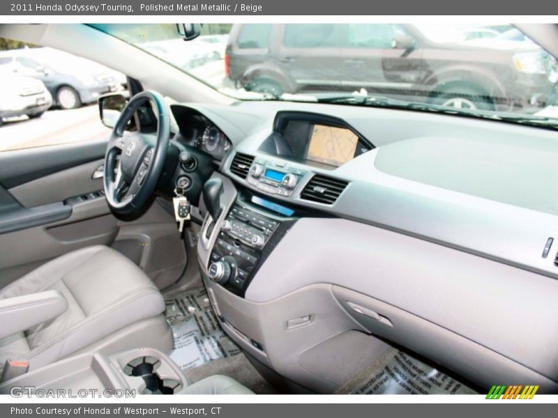 Polished Metal Metallic / Beige 2011 Honda Odyssey Touring