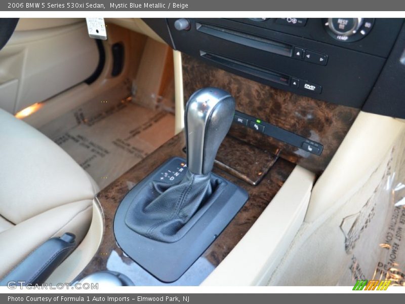 Mystic Blue Metallic / Beige 2006 BMW 5 Series 530xi Sedan