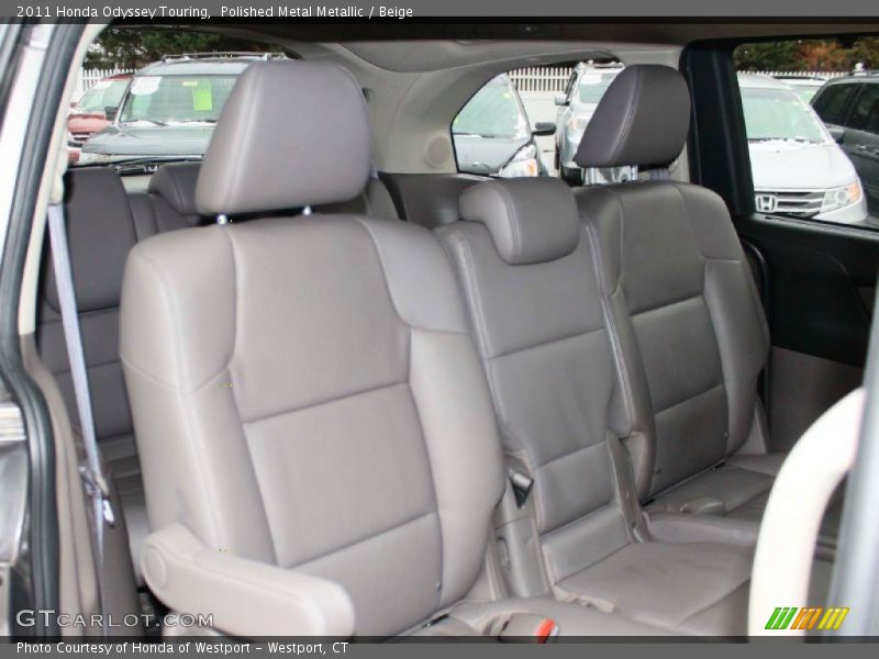 Polished Metal Metallic / Beige 2011 Honda Odyssey Touring