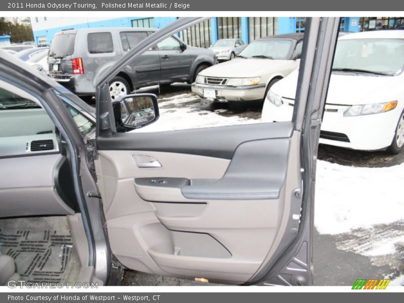 Polished Metal Metallic / Beige 2011 Honda Odyssey Touring