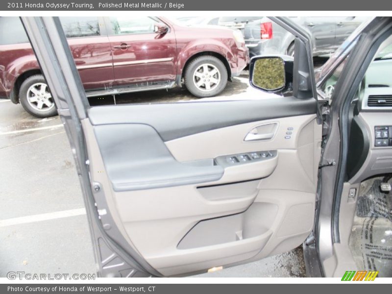 Polished Metal Metallic / Beige 2011 Honda Odyssey Touring