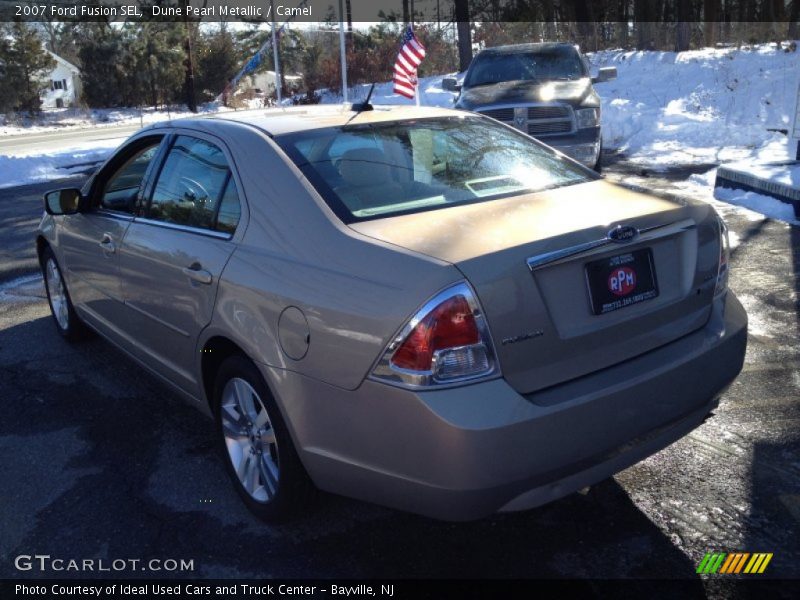Dune Pearl Metallic / Camel 2007 Ford Fusion SEL