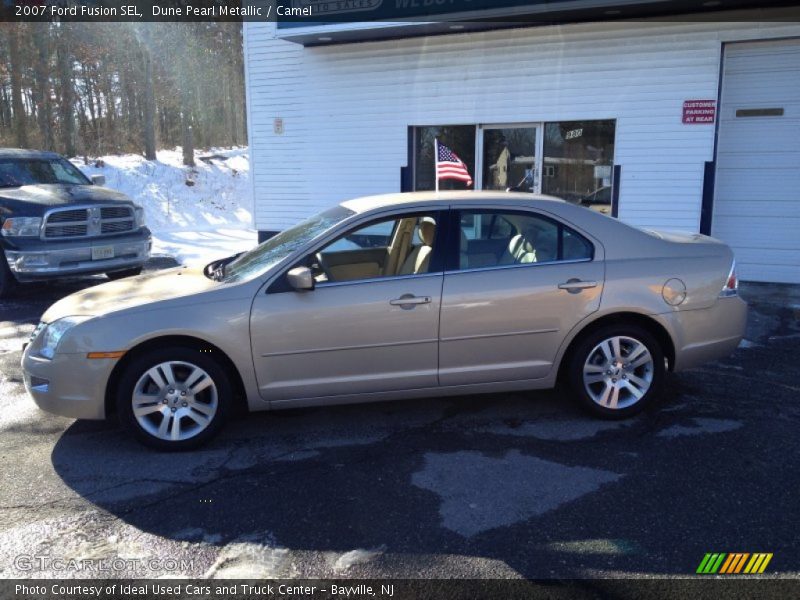 Dune Pearl Metallic / Camel 2007 Ford Fusion SEL