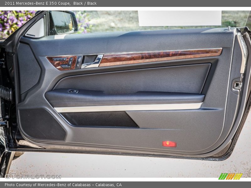Black / Black 2011 Mercedes-Benz E 350 Coupe