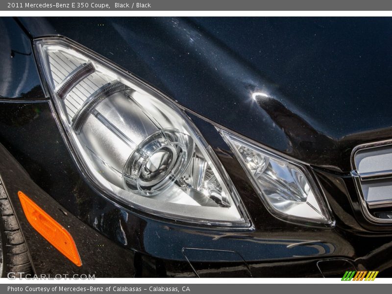 Black / Black 2011 Mercedes-Benz E 350 Coupe