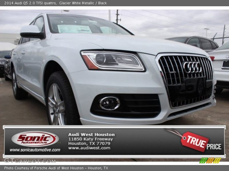 Glacier White Metallic / Black 2014 Audi Q5 2.0 TFSI quattro