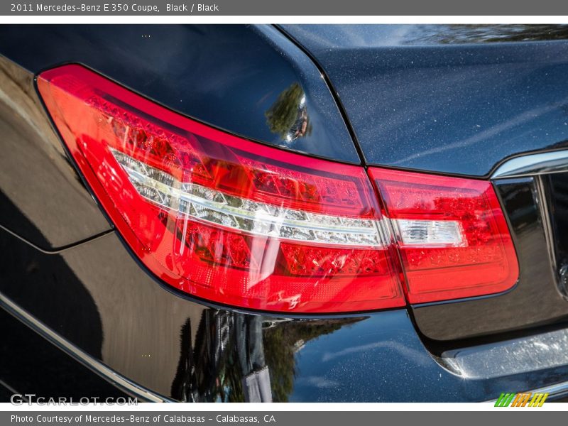 Black / Black 2011 Mercedes-Benz E 350 Coupe