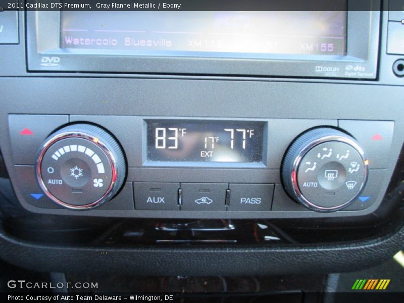 Gray Flannel Metallic / Ebony 2011 Cadillac DTS Premium