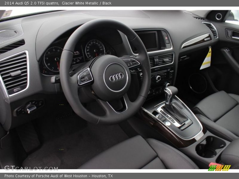 Glacier White Metallic / Black 2014 Audi Q5 2.0 TFSI quattro