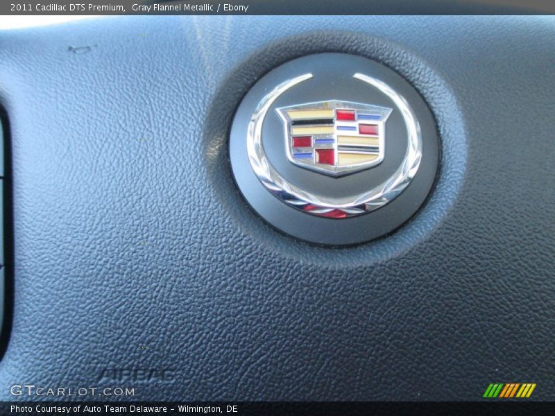 Gray Flannel Metallic / Ebony 2011 Cadillac DTS Premium