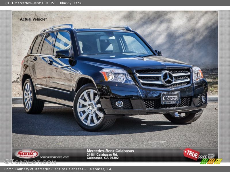 Black / Black 2011 Mercedes-Benz GLK 350