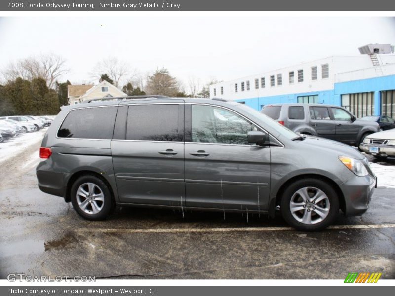 Nimbus Gray Metallic / Gray 2008 Honda Odyssey Touring