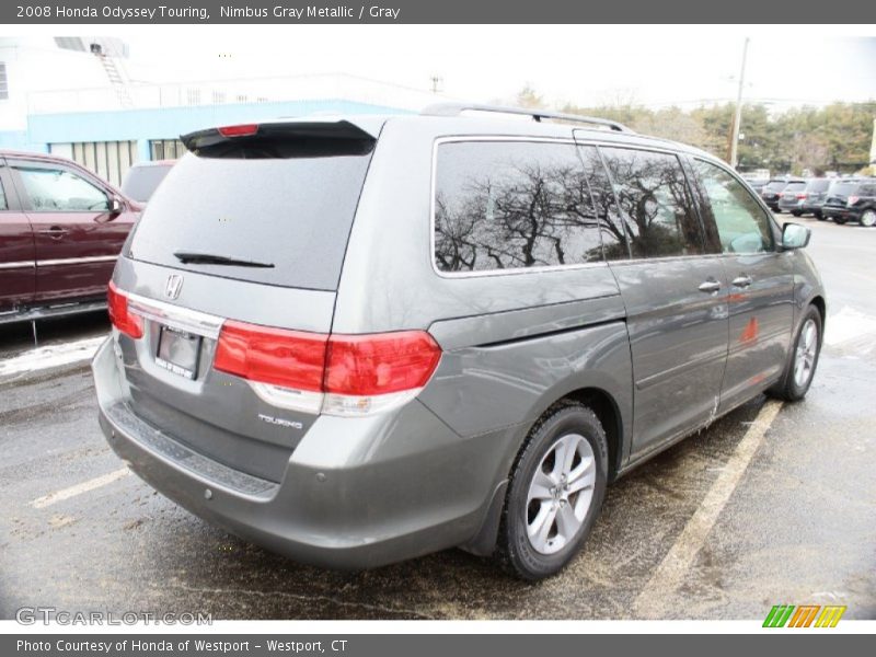Nimbus Gray Metallic / Gray 2008 Honda Odyssey Touring