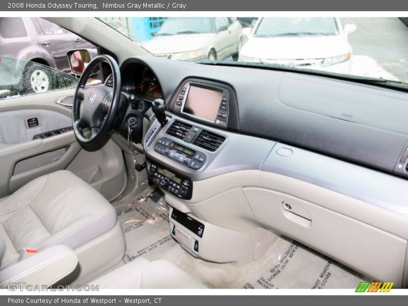Nimbus Gray Metallic / Gray 2008 Honda Odyssey Touring
