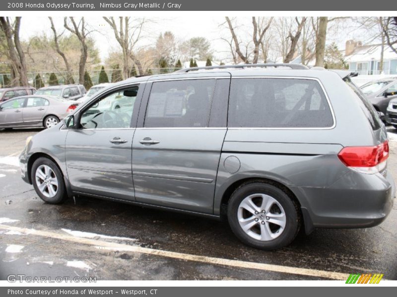 Nimbus Gray Metallic / Gray 2008 Honda Odyssey Touring